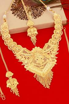 Gold necklaces