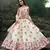 Engaging Off-white Sequins and Thread embroidered net Semi Stitched bridal lehenga