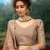 Captivating Brown Dori and Sequins embroidered net semi stitched Lehenga choli for wedding