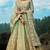 Seductive Green Dori and Sequins embroidered net Lehenga choli for Bride