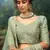 Seductive Green Dori and Sequins embroidered net Lehenga choli for Bride