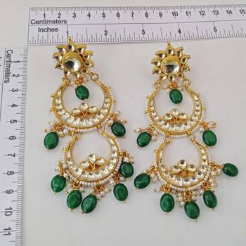 Green onyx earrings 1