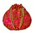 Ethnic Style Designer Partywear Clutch Bag for Women (Pink)