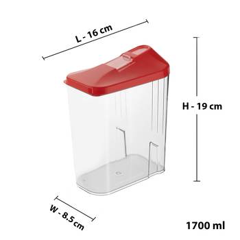 Multipurpose storage containers set for kitchen 1700 ml 4