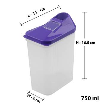 Kitchen Storage box Container Set for kitchen 750 ml 4