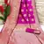 Pink OyeLook Style Banarasi Woven Saree with Blouse