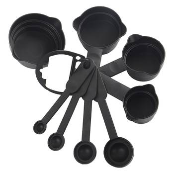 8 Piece Measuring Cup & Spoon Set Multi Purpose Kitchen Tool (Assorted Color) 3