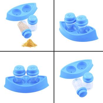 Plastic Salt & Pepper Shakers/Masala Dabbi for Dining Table (Assorted Color) 1