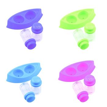 Plastic Salt & Pepper Shakers/Masala Dabbi for Dining Table (Assorted Color) 5