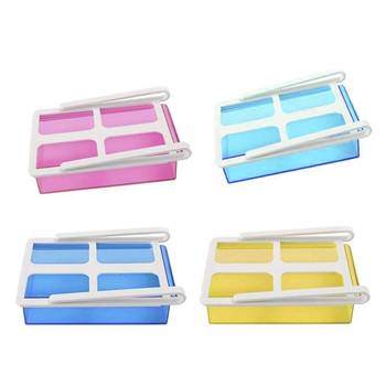04 pcs Unbreakable plastic Fridge Tray Fruits/Vegetables Kitchen Rack (Assorted Color) 2