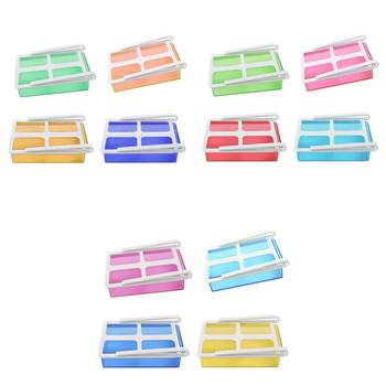 04 pcs Unbreakable plastic Fridge Tray Fruits/Vegetables Kitchen Rack (Assorted Color) 5