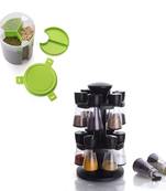 Multipurpose Spice Rack With 3 in 1  Airtight Container Pack Of 2(Assorted Color)