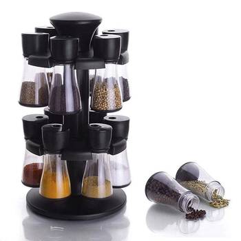 Multipurpose Spice Rack With 3 in 1  Airtight Container Pack Of 2(Assorted Color) 3