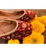 women maroon leather flats