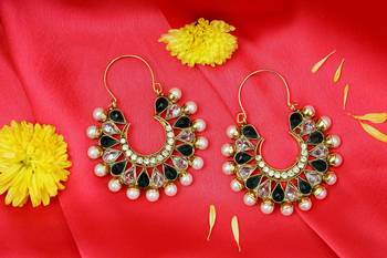Black onyx hoops 2