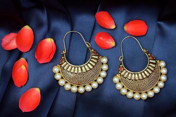 Red onyx hoops 1