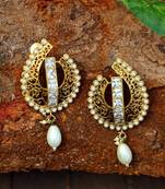 White onyx earrings