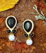 Black onyx earrings
