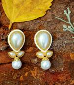 White onyx earrings