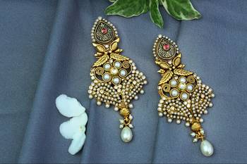 White onyx earrings 2