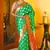 Jade woven banarasi silk saree with blouse
