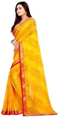 chitrakshi leheriya saree with blouse  2