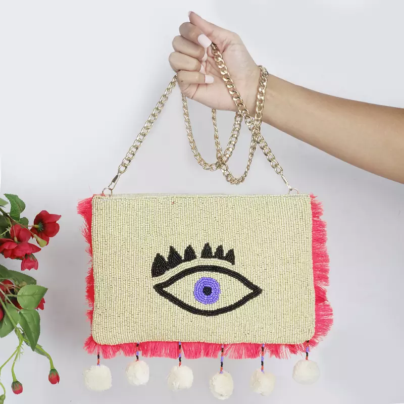 Neon Fringe Sling