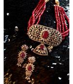 Gorgeous Red Indo Western Choker