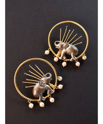 Smart Unconventional Elephant Earring 1