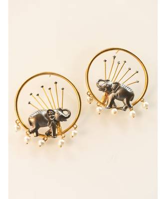 Smart Unconventional Elephant Earring 2