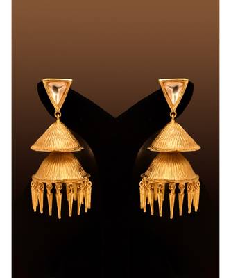 Unique Golden Jhumkas 2