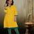 Kurti In Cotton With Embroideried Placket