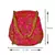 Ethnic Style Designer Partywear Clutch Bag for Women (Pink)