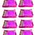 Atorakushon 8Piece Satin  Saree Blouse Cover Wardrobe Cloth Bag Garments Cover Travel Organizer Wedding Gift Pink