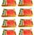 Atorakushon 8Piece Satin  Saree Blouse Cover Wardrobe Cloth Bag Garments Cover Travel Organizer Wedding Gift Gold