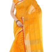 Party wear kota doria zari border work saree