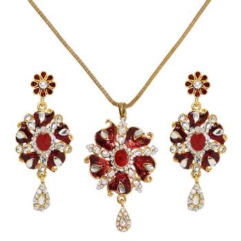 Maroon pendants 2