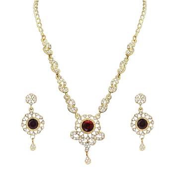 Maroon necklaces 2