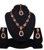 Maroon necklaces