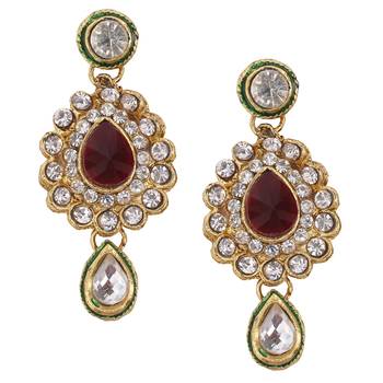Maroon necklaces 3