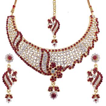 Maroon necklaces 2