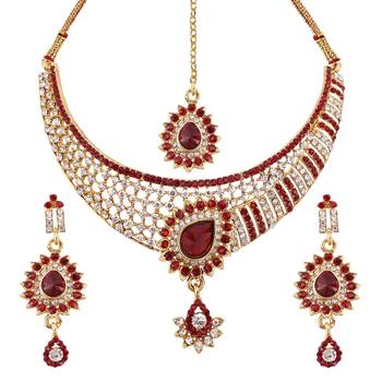 Maroon necklaces 2