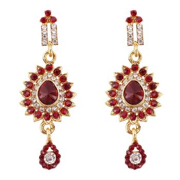 Maroon necklaces 3
