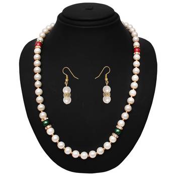 White necklaces 1
