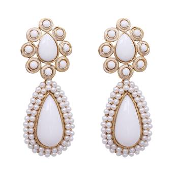 White earrings 1