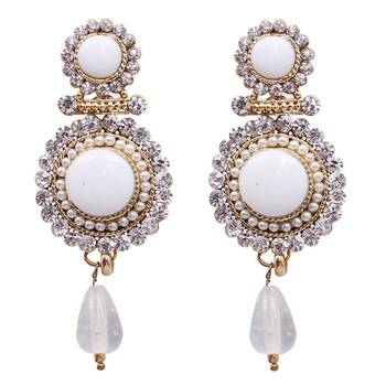 White earrings 1