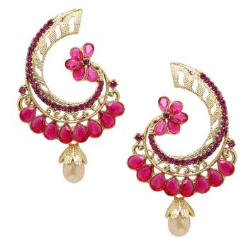 Pink earrings 1