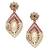 White earrings