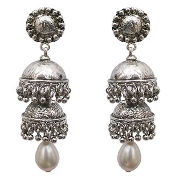 White earrings 1