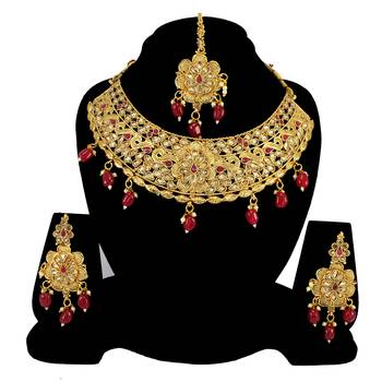 Maroon necklaces 1